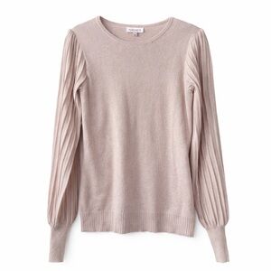 Nanette 
Nanette Lepore 
Women's Lurex Rib Sleeve Sweater